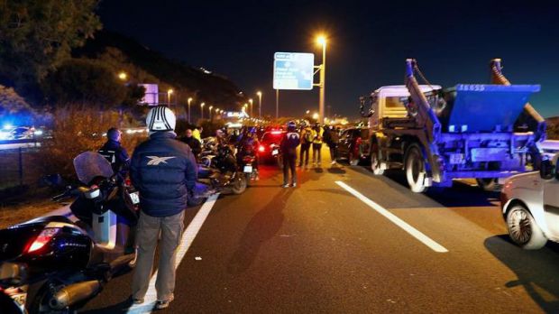 Once detenidos y 32 heridos durante protestas de separatistas en Cataluña