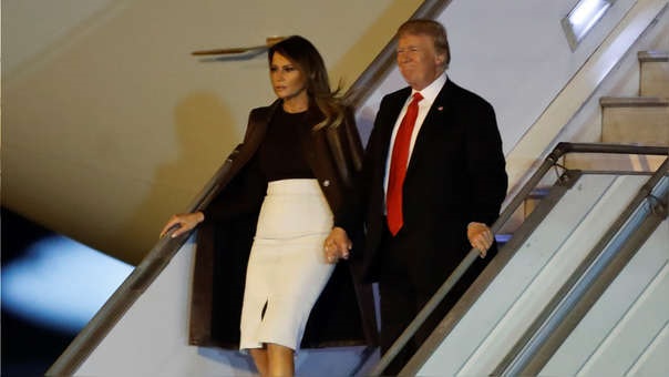 Melania y Donald Trump