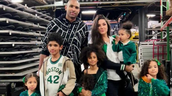 Al Horford.y su familia.