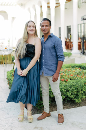 Andrea Torres y Luis Peralta.