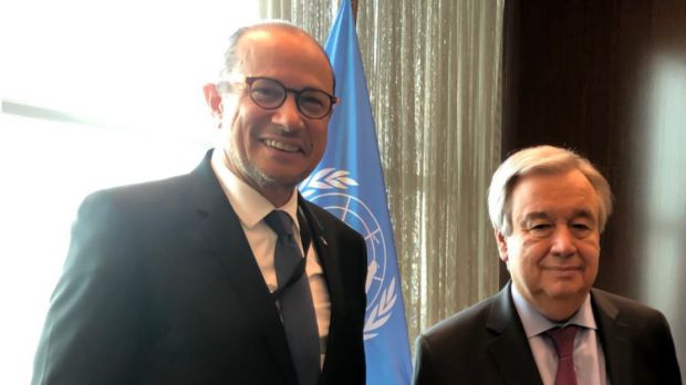 José Antonio Rodriguez y Antonio Guterres.