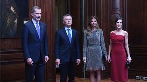 Los reyes de España ofrecen una recepción a los Macri junto a 300 invitados 