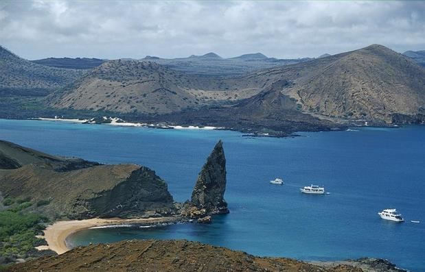 Vista panorámica del archipiélago ecuatoriano de las Galápagos.