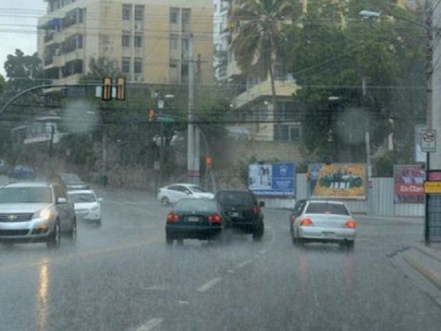 Lluvias en Santo Domingo.