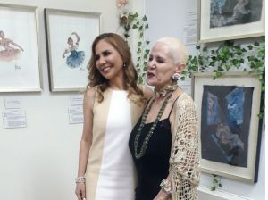 Alina Abreu celebra D&#237;a Internacional de la Danza con exposici&#243;n de ilustraciones de la bailarina Patricia Ascuasiati.