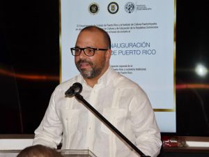 Manuel Laboy, director del Departamento de Desarrollo y Comercio de Puerto Rico, al referir que en lo adelante se debe otorgar mayor presupuesto y dedicación a la cultura, pues es a traves de la Cultura que Puerto Rico alcanzará el nivel de desarrollo económico al que aspira. Resaltó el desarrollo económico de la República Dominicana 