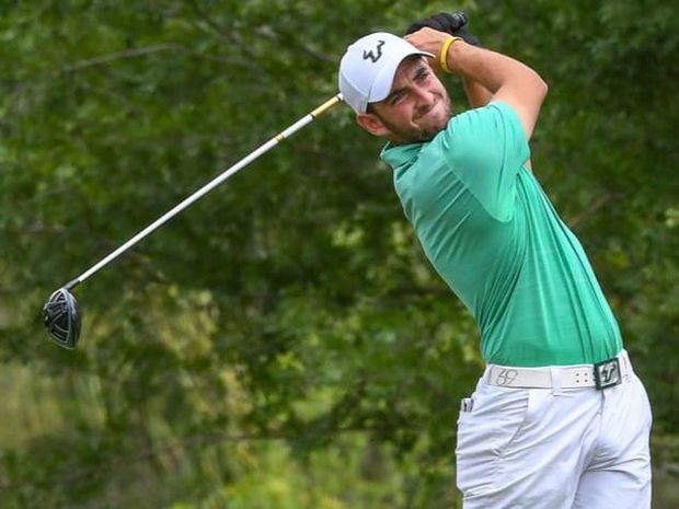 El chileno Claudio Correa Matías ocupó el primer lugar de la clasificación abierta del Puerto Plata Open este lunes en Playa Dorada Golf Course. (Foto: Fuente Externa).