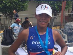 Camila Romero se coloca en la sexta posición en el triatlón de América