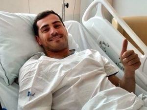 Familia, compañeros y aficionados arropan a Casillas en su recuperación