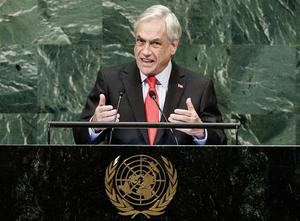 El presidente de Chile insta a la ONU a 
