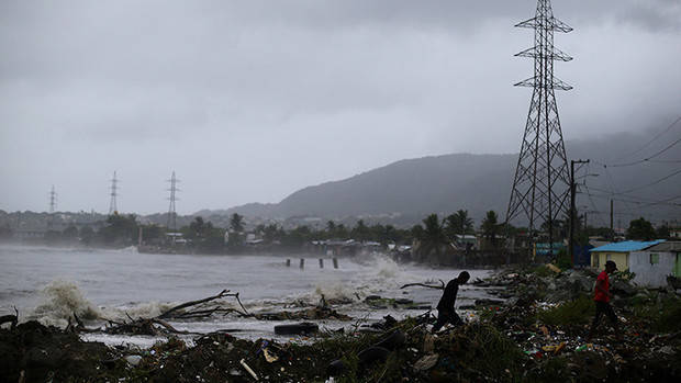 Daños del huracán Irma en República Dominicana. 