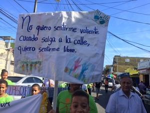 Villas Agrícolas marcha contra el abuso infantil 