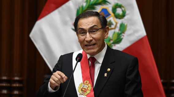 Martín Vizcarra, presidente de Perú. 