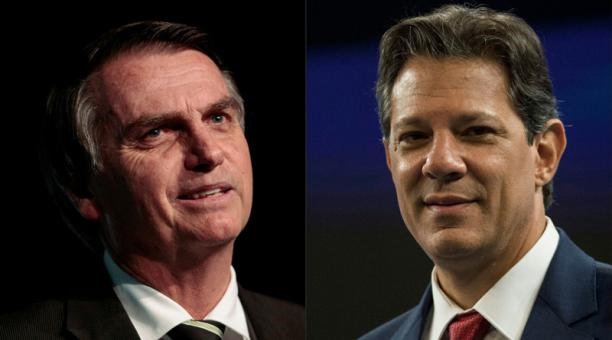 Bolsonaro y Haddad