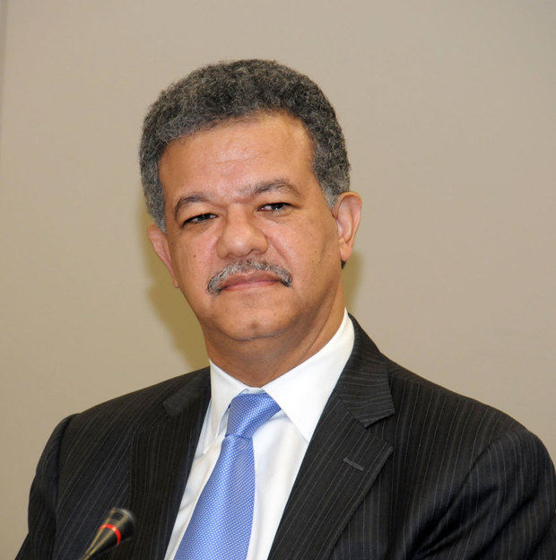 Candidato presidencial de la Fuerza del Pueblo, FP, Leonel Fernández.