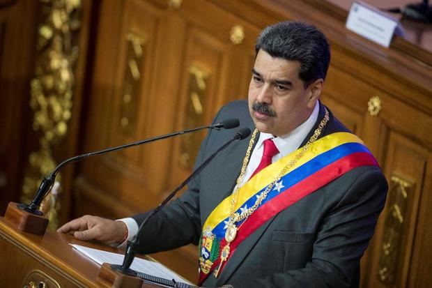 El presidente de Venezuela, Nicolás Maduro, ofrece su Mensaje Anual de Memoria y Cuenta este martes, en el Palacio Federal Legislativo, en Caracas (Venezuela).