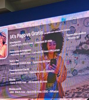 IA pago versus gratis.   