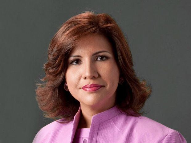 La vicepresidenta Margarita Cedeño de Fernández.