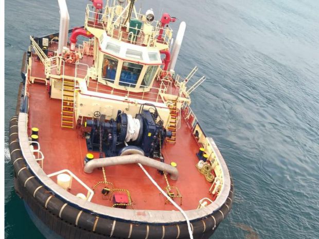 Autoridad Portuaria Dominicana informó que durante la mañana de hoy sábado concluyó la maniobra de salvamento del buque Alliance.