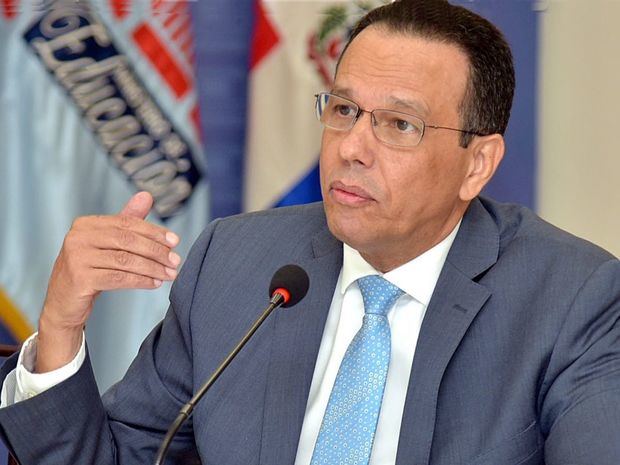 Ministro de Educación, Antonio Peña Mirabal.