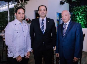 Enmanuel Durán, Raymundo Yunén y Rafael Vargas.
