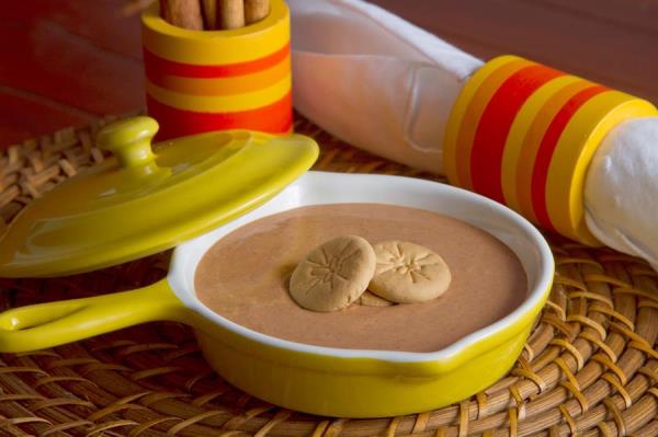 Fotografía de archivo que muestra un plato de habichuelas con dulce un plato exclusivo de la República Dominicana.