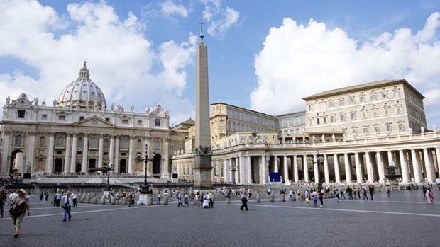 Plaza de San Pedro del Vaticano.