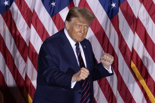 El expresidente de Estados Unidos Donald Trump (2017-2021) celebró este martes su victoria.
