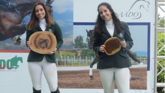 Los jinetes Kiara Forastieri, Vera Schad y Argelis Rodríguez salieron triunfantes .