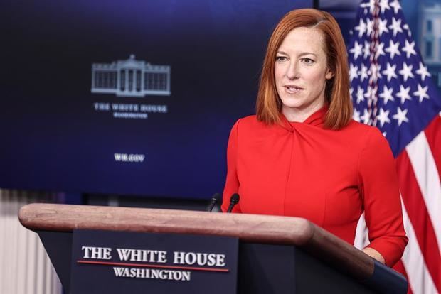 La portavoz de la Casa Blanca, Jen Psaki.