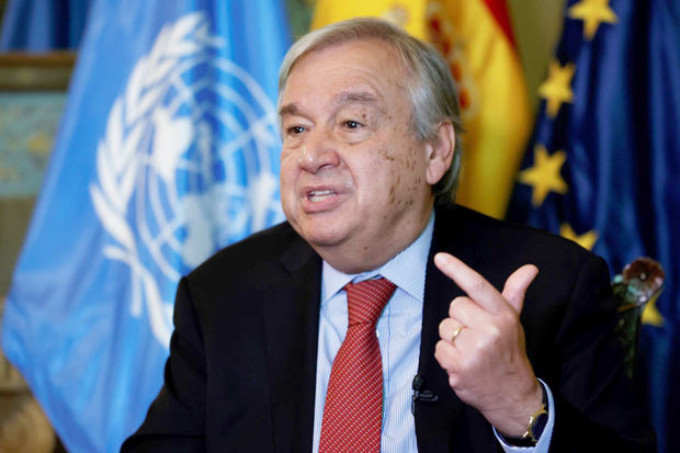 El secretario general de la ONU, Antonio Guterres.