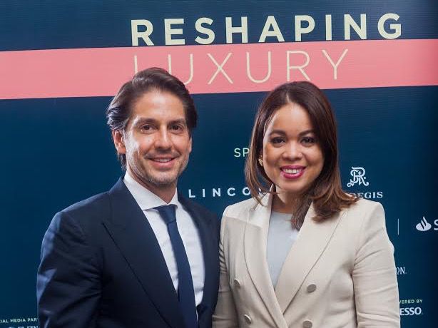 Abelardo Marcondes, CEO Luxury Lab junto a Carolina Pérez, directora de la Oficina de Promoción Turística de MITUR en México.