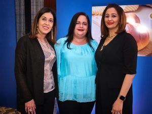 Alejandra Betancourt, Rocio Aristy y Natividad Hidalgo.