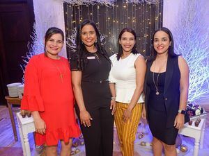 Roselys Checo, Claribel de los Santos, Danilda del Villar y Anelfi Mota
