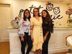 Laura Concepción, Fanny Polanco y Nathalia Polanco.