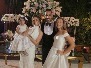 Jhoel López y su esposa Liza Blanco celebran su boda