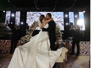 Jhoel López y su esposa Liza Blanco celebran su boda