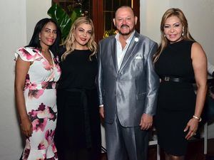 Inés de los Santos, Verónica Ríos, Peter Miuller y Evelyn Vásquez.