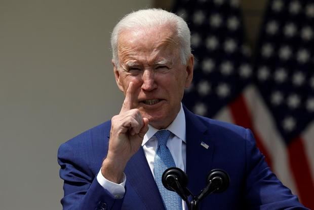 El presidente de Estados Unidos, Joe Biden, entrega declaraciones en la Casa Blanca en Washington, EE.UU.