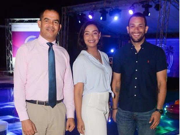 César Güilamo, Rocío García y Roberto Cadette.         