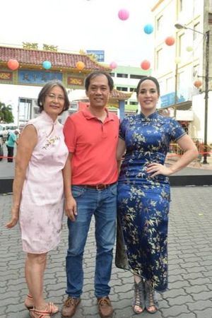 Clara Joa, Ruben Lu y Henya Tejada.