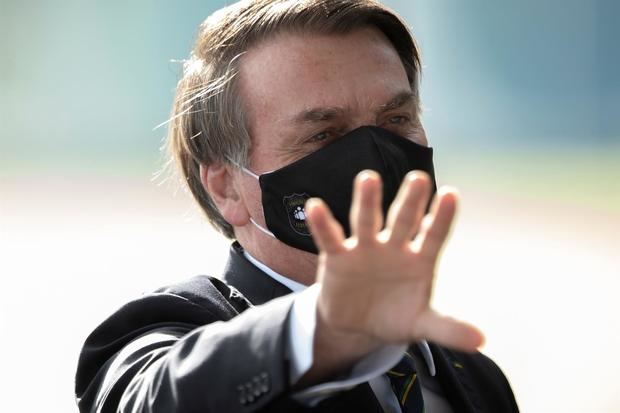 Fotografía de archivo en la que se registró al presidente de Brasil, Jair Bolsonaro, en Brasilia, Brasil.
