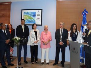 Ernesto Reyna Alcántara, durante el acto de inauguración del sistema de energía fotovoltaica para abastecer las oficinas del CNCCMDL con energía limpia.