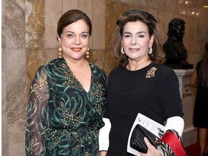 Fabiola Herrera de Valdez y Maritza de Bonetti