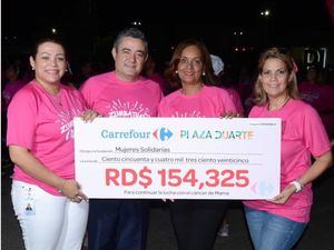 Carrefour realiza segunda versión del Zumbathon, por la lucha contra el cáncer de mama