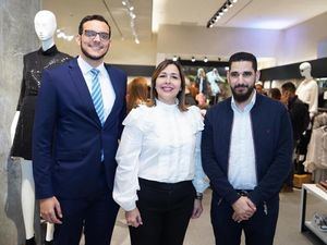 Carlos González, Sabrina De Camps y Mack Ibrahim.