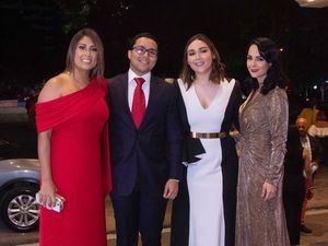 Yira Mejía, Koji García, Laura Báez y Carolina Ramírez. 
