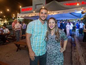 Alejandro Almanzar y Diana Ortíz.