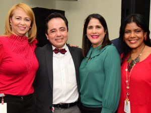 Margarita Díaz, Francisco Marmolejo, Elianna Peña y Perla Cuevas.