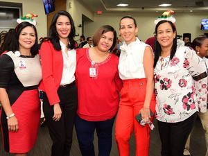 Kenia Ferreras, Carolina Lantigua, Miguelina De la Cruz, Anya Rosario, Trinidad Mariñez.